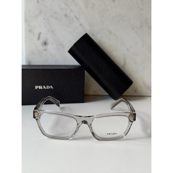 NEW Prada PR B01V Clear Cat Eye Eyeglasses Frames